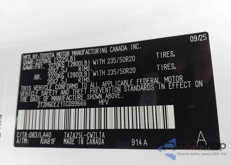 2026 Lexus Nx 350 Luxury from USA, damaged, VIN 2T2HGCEZ1TC099666